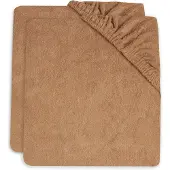 Jollein Aankleedkussenhoes Badstof 50x70cm - Biscuit - 2 Stuks