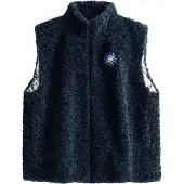 Pom Amsterdam Dames Blazers Gilet - Teddy Love - Blauw - Maat 42