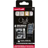 Mitsubishi krijtmarker | ronde punt 1 | 8 - 2 | 5 mm | etui van 4 stuks | assorti