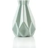 Looliving Onbreekbare bloemenvaas mintgroen - groene kunststof design vaas groen - bloemvaas decoratief vaasje