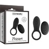 Vscnovelty Pleasure Luxury - Remote Control Silicone Cock Ring - 10 standen