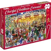 Tucker's Fun Factory Cheerful Christmas Carousel Puzzel (1000 stukjes)