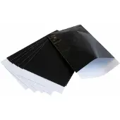 Rotim 200x papieren zakjes Zwart 12x19cm