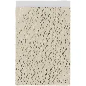 Rotim 200 x Papieren Zakjes Zilveren streepjes 17x25cm