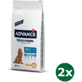 Advance 2x14 kg adult medium hondenvoer
