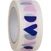 Rotim Papieren tape 'Happy Hearts' 50mmx50mtr
