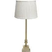 PR Home Tafellamp Linné Sofia Plissé, wit / opaal, Woon-/ Eetkamer, Textiel / Stof / Zijde, Tafellamp
