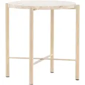 Ebuy24 Sandhamn bijzettafel Ø40cm beige.