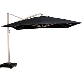 Platinum Zweefparasol Icon Premium Faded Black (350 x 350 cm)