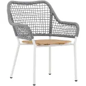 Venture Home Amora leunstoel tuin grijs.
