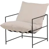 Ebuy24 Sedalia fauteuil wit.
