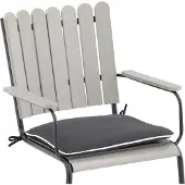 Venture Holmsund tuinkussen voor tuinstoel grijs.