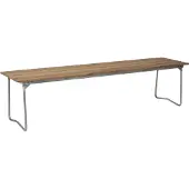 Grythyttan Stålmöbler Bank 9 bank Eiken olie-170 cm-verzinkt
