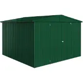 Biohort Metalen Tuinhuis Europa - Donkergroen - 316x300cm - Dubbele Deur