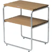 Grythyttan Stålmöbler Grythyttan bijzettafel Eiken olie-verzinkt frame