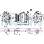 Nissens Compressor airconditioning 890666