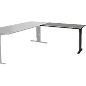 Schaffenburg Linesto Plus Bureau-uitbreiding Rechthoekig Eiken T-Voet 1.200 (B) x 600 (D) x 655 (H) mm Melamine