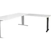 Schaffenburg Linesto Plus Bureau-uitbreiding Rechthoekig T-Voet 1.200 (B) x 600 (D) x 655 (H) mm Melamine