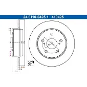 Ate Remschijf 24.0110-0425.1, 1 stuk