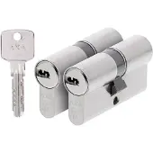 Axa comfort veiligheidscilinder SKG** 30-30mm gelijksluitend (2 stuks)