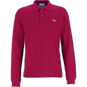 Lacoste Polo Men L1312 Longsleeve Classic Fit Bordeaux-10