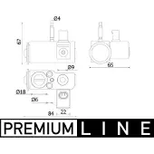 MAHLE ORIGINAL AVE 144 000P Expansieventiel airco