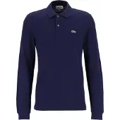 Lacoste Polo Men L1312 Longsleeve Classic Fit Navy Blue-10