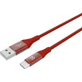 Celly oplaadkabel Feeling USB C 300 cm rood