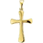 Trendjuwelier huiscollectie 4005239 Gouden bedel kruis