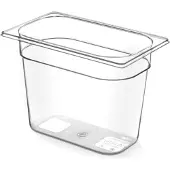 Hendi GN-container 1/4 – Tritan – 4L – Transparant – 265x162x150 mm