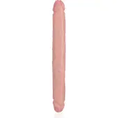 Realrock Dubbele Dunne Dildo 30.5 cm - Bruin