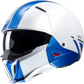 HJC Jethelm Wit/Blauw M unisex