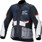 Alpinestars Andes Air Drystar Jas Diepblauw Zwart IJsgrijs Maat M