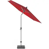 Platinum Riva parasol 250 cm rond rood met kniksysteem