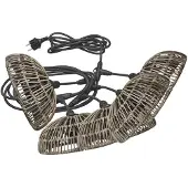 PR Home Hue lichtketting voor buiten, zwart 5-lamps, alu / grijs / zink, Kunststof
