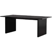 Venture Home Vail eetkamertafel 100x200cm zwart.