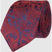 MONTI Zijden stropdas met paisleymotief