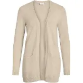 Vila Gebreid vest 'VIRil' lichtbeige