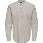 Only & Sons Overhemd 'Caiden' beige gemêleerd