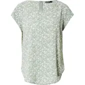 ONLY Blouse 'ONLVic' pastelgroen / wit