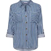 ONLY Blouse 'ONLYasmin' marine / wit