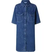 Noisy May Blousejurk 'NEW SIGNE' blauw denim