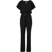 Comma Jumpsuit zwart