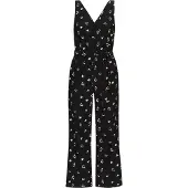 QS Jumpsuit zwart / wit