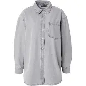 Pieces Blouse 'MAISIE' grey denim