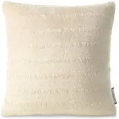Eurofirany Zachte Beige Flanel Sierkussenhoes 40x40 cm - 100% Polyester