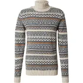 Blend Trui beige / camel / navy