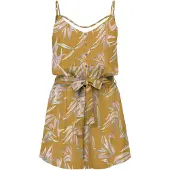 ONLY Jumpsuit 'NOVA' mosterd / groen / sering / offwhite