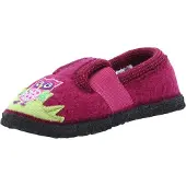 Beck Huisschoenen 'Eule' lichtgroen / rosa / donkerroze