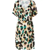 Vila Zomerjurk 'MOASHLY' beige / bruin / groen / zwart